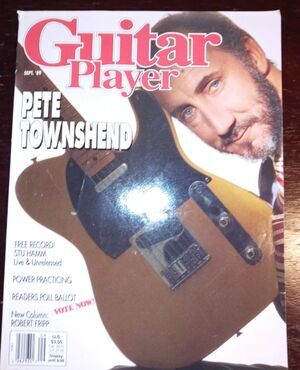 Guitar Player Magazine September 1989  Pete Townshend Cover Stu Hamm Soundpage